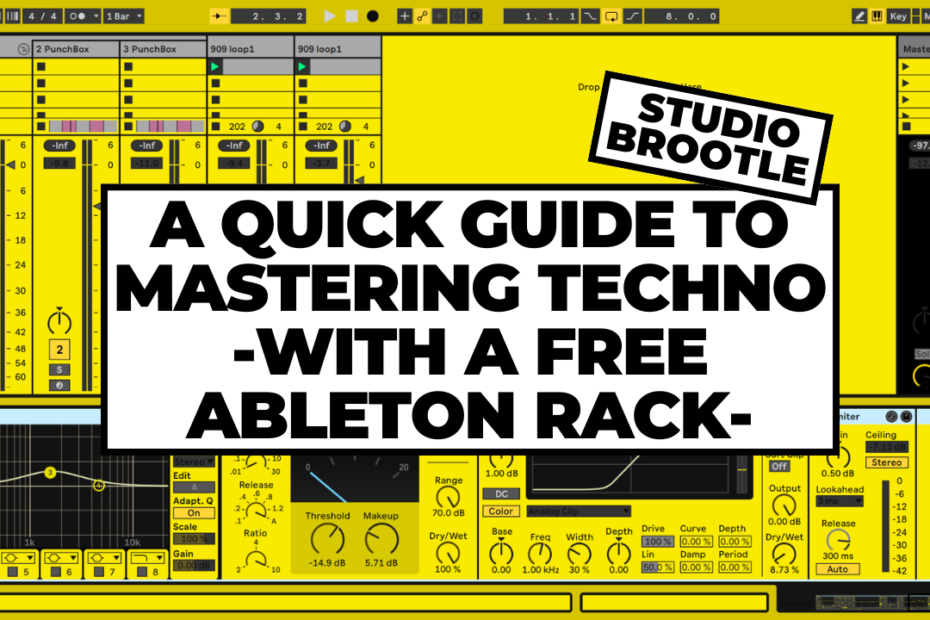 A quick guide to mastering techno (with a free Ableton rack)