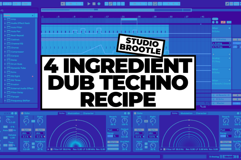 4 Ingredient Dub Techno Recipe