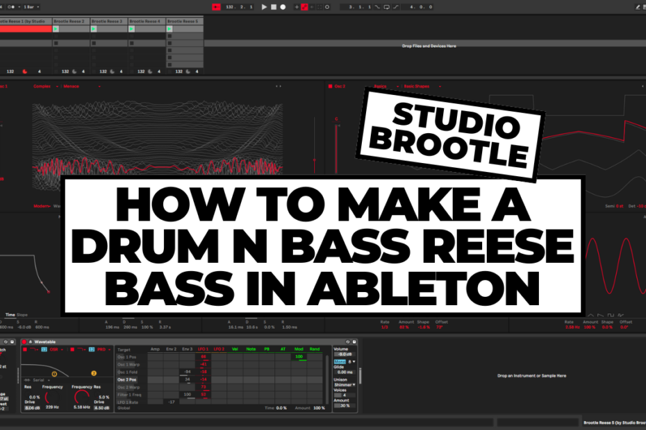 HOW TO MAKE DRUM N BASS REESE BASS IN ABLETON LIVE