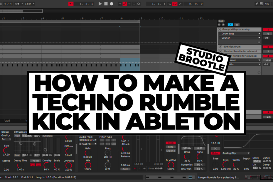 Techno Rumble Kick In Ableton