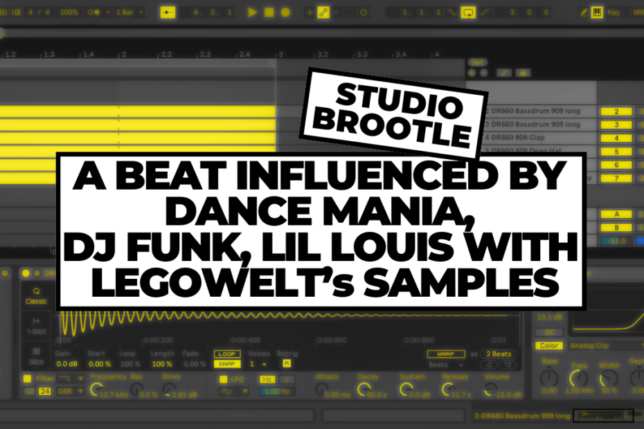 Dance Mania DJ Funk Lil Louis Influenced Beat with Legowelt Samples
