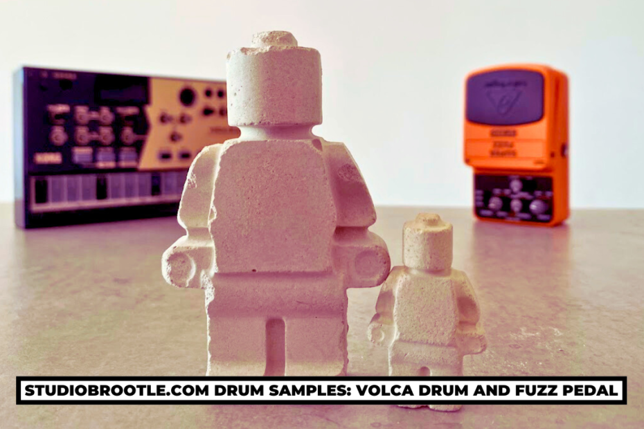 Studio Brootle Drum Samples - Volca Drum and Fuzz Pedal